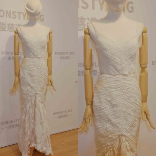 原版小眾抓皺魚尾禮服(俊慈老師大課示範款)