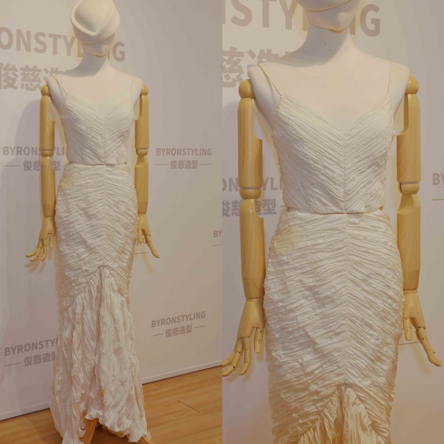原版小眾抓皺魚尾禮服(俊慈老師大課示範款)