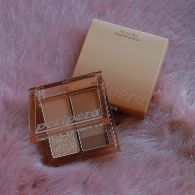 韓國Peripera 四格眼影盤（色號03/秋冬美拉德色系）