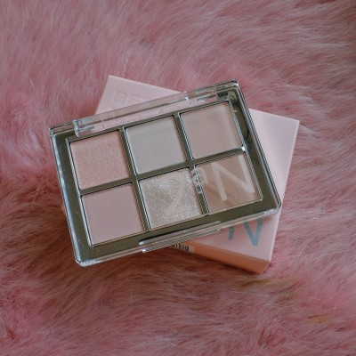 韓國2aN六宮格眼影盤（色號13/杏粉調奶呼呼必入色）