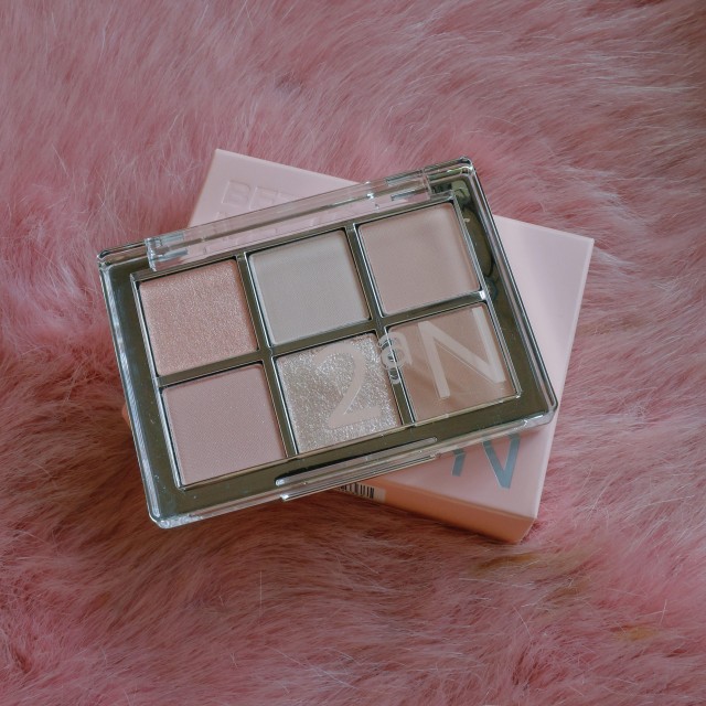 韓國2aN六宮格眼影盤（色號13/杏粉調奶呼呼必入色）