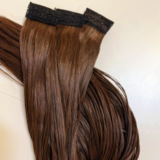 三入假髮條（咖棕色）
