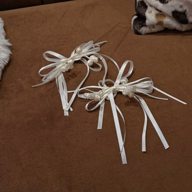 全新鈴蘭蝴蝶夾雙入