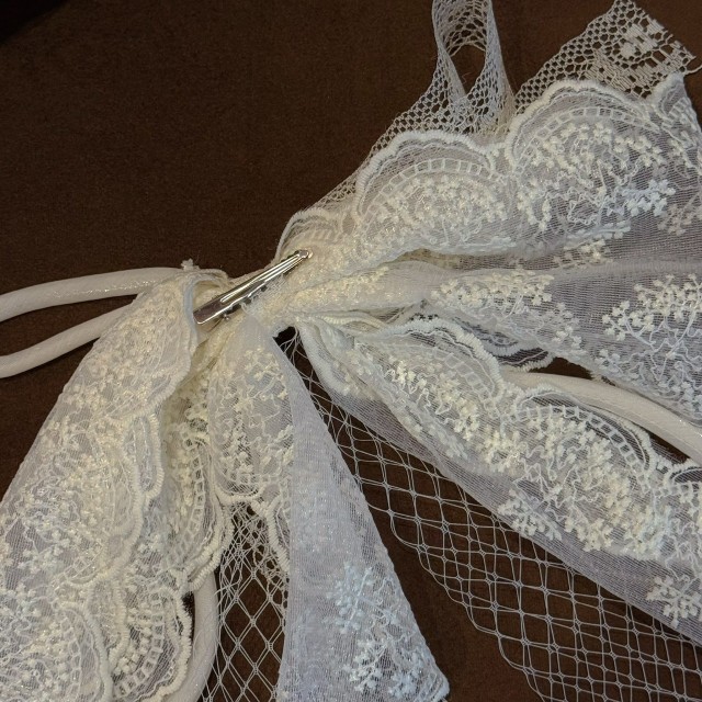 全新長款蕾絲蝴蝶結（有暗夾）